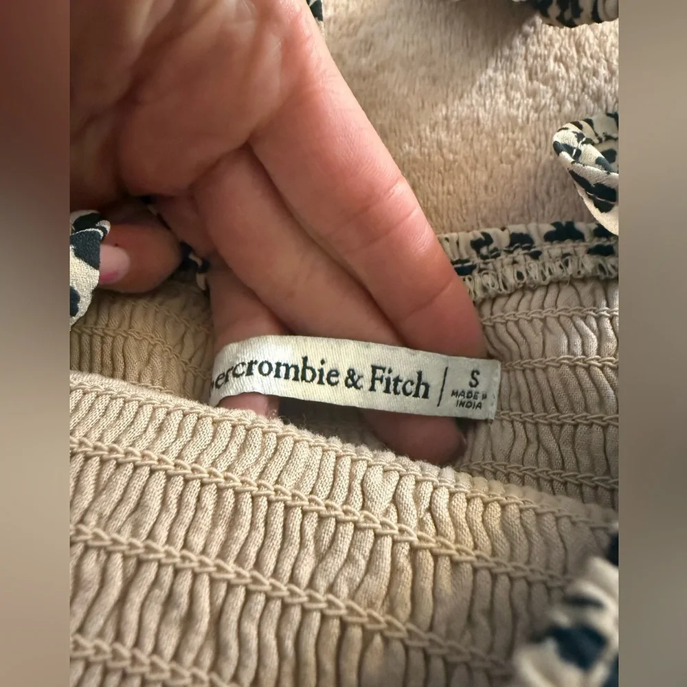 Abercrombie & Fitch Animal Print Maxi Dress